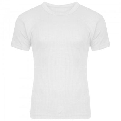 Front - FLOSO Mens Thermal Underwear Short Sleeve T-Shirt Vest Top (Standard Range)