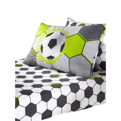 Multicoloured - Back - Floso Football Duvet Cover Set