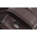 Brown - Back - FLOSO Mens 1.5 Inch Leather Lined Belt