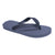 Navy - Front - FLOSO Childrens-Kids Boys Solid Colour Flip Flops