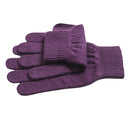 Purple - Side - FLOSO Ladies-Womens Thinsulate Thermal Knitted Gloves (3M 40g)