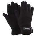 Black - Front - FLOSO Ladies-Womens Thinsulate Thermal Knitted Gloves (3M 40g)