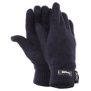 Navy - Front - FLOSO Ladies-Womens Thinsulate Thermal Knitted Gloves (3M 40g)