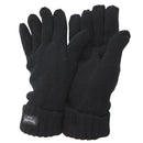 Black - Front - FLOSO Ladies-Womens Thinsulate Winter Knitted Gloves (3M 40g)