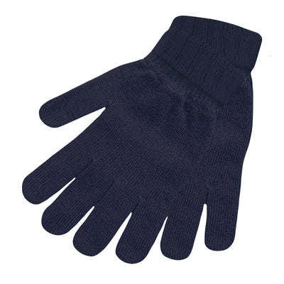 Navy - Back - FLOSO Ladies-Womens Thinsulate Winter Knitted Gloves (3M 40g)