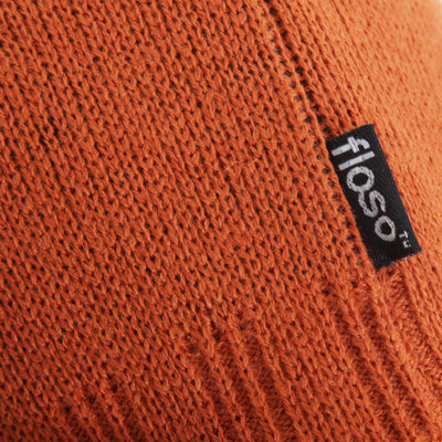 Tiger - Back - FLOSO Childrens-Kids Unisex Animal Design Winter Beanie Hat (Tiger, Panda, Bear, Dog)