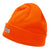 Neon Orange - Front - FLOSO Mens Hi Vis Thinsulate Thermal Fleece Winter Beanie Hat (3M 40g)