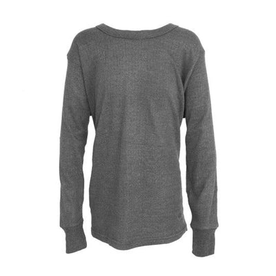 Grey - Front - Floso Boys Skater Long-Sleeved T-Shirt