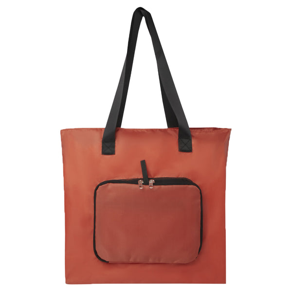 Brick - Front - Floso RPET Foldable 16L Tote Bag