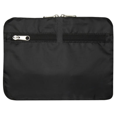 Solid Black - Side - Floso RPET Foldable 15L Backpack