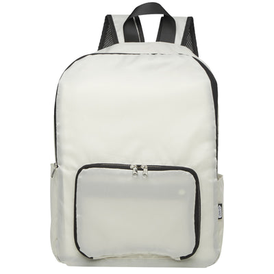 Sandstone - Front - Floso RPET Foldable 15L Backpack