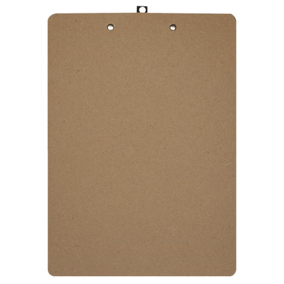 Natural - Back - Floso Platu MDF Clipboard