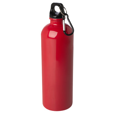 Red - Front - Floso Oregon Stainless Steel Single Wall 750ml Water Bottle