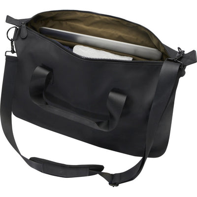 Solid Black - Side - Floso Turner Recycled 36L Pickleball Duffel Bag
