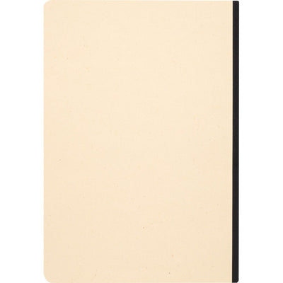 Solid Black - Back - Floso Liliana Sugarcane A5 Notebook