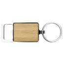 Natural - Side - Floso Snapper Bamboo Bottle Opener Keyring