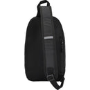 Solid Black - Back - Floso Nomad Recycled Cross Body 6L Hydration Pack