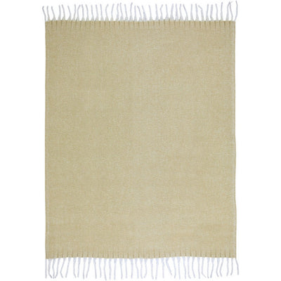 Beige - Back - Floso Dolly Recycled Polyester Recycled Blanket