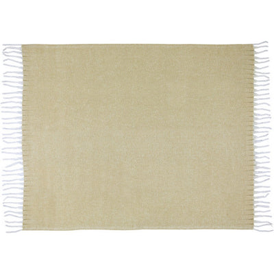 Beige - Front - Floso Dolly Recycled Polyester Recycled Blanket