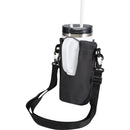Solid Black - Pack Shot - Floso Recycled Polyester 2L Bottle Bag