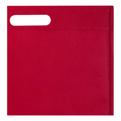Red - Back - Floso EcoSeal Non-Woven Recycled 5L Tote Bag
