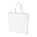White - Front - Floso EcoSeal Non-Woven Gusseted 12L Tote Bag