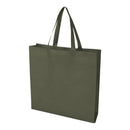 Forest Green - Front - Floso EcoSeal Non-Woven Gusseted 12L Tote Bag