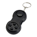 Solid Black - Front - Floso Controller Fidget Keyring