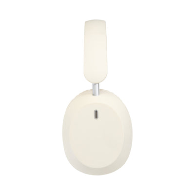 White - Side - Floso Hoggar Foldable Recycled Plastic Over Ear Headphones