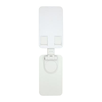 White - Lifestyle - Floso Alhena Recycled Plastic Foldable Mobile Phone Stand