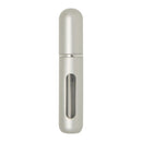 Matted Silver - Front - Floso Filla Portable Perfume Bottle