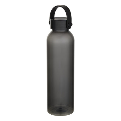Solid Black - Back - Floso Alti Recycled Plastic Water Bottle
