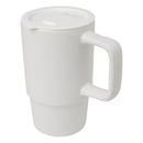 White - Front - Floso Carter Ceramic 450ml Travel Mug