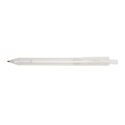 White - Pack Shot - Floso Niove Soft Cover Recycled Plastic Notebook & Pen Set
