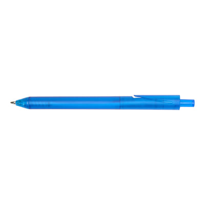 Blue - Lifestyle - Floso Niove Soft Cover Recycled Plastic Notebook & Pen Set