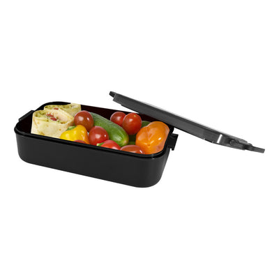 Solid Black - Lifestyle - Floso Snappy Lunch Box Set