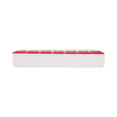 Red - Back - Floso Cycle 7-Day AM-PM Multi-Vitamin Medicine Box