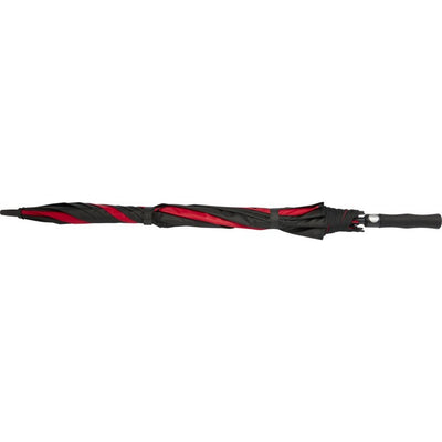 Red - Side - Floso Jeff Windproof Golf Umbrella