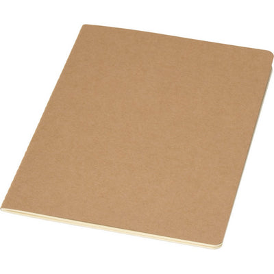 Natural - Side - Floso Slyk Ruled A5 Notebook