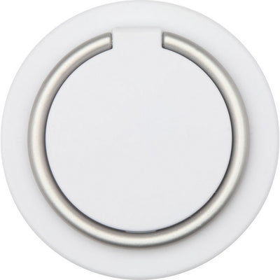 White - Side - Floso Albali Plastic Phone Holder & Stand
