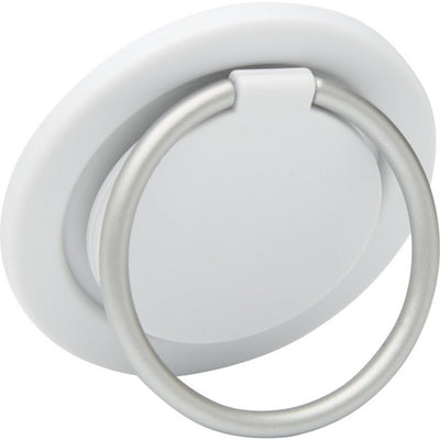 White - Lifestyle - Floso Albali Plastic Phone Holder & Stand