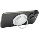 White - Front - Floso Albali Plastic Phone Holder & Stand