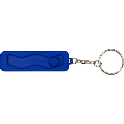 Royal Blue - Back - Floso Aggia Recycled Plastic Fidget Toy Phone Stand