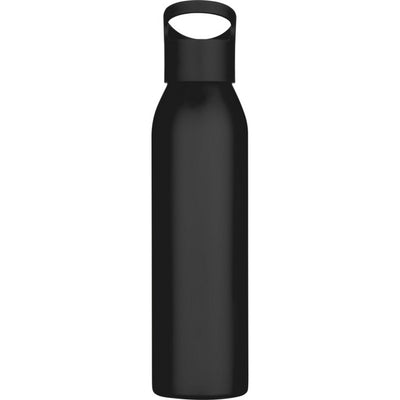 Solid Black - Back - Floso Sky Recycled Stainless Steel 650ml Water Bottle
