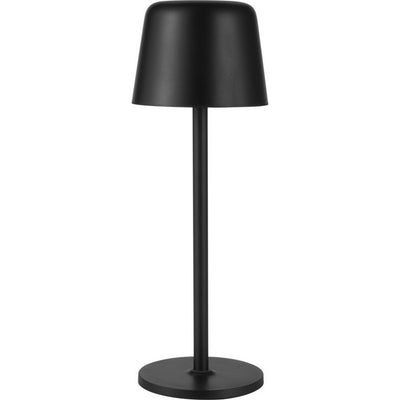 Black - Front - Floso Alya Rechargeable Table Lamp