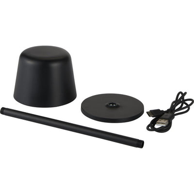 Black - Side - Floso Alya Rechargeable Table Lamp