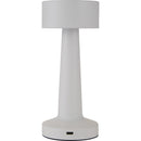White - Back - Floso Aludra Rechargeable Table Lamp (UK Plug)