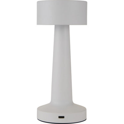White - Back - Floso Aludra Rechargeable Table Lamp (UK Plug)