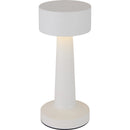 White - Pack Shot - Floso Aludra Rechargeable Table Lamp (UK Plug)