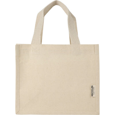 Natural - Front - Floso Odessa Mini Recycled Cotton 9L Tote Bag